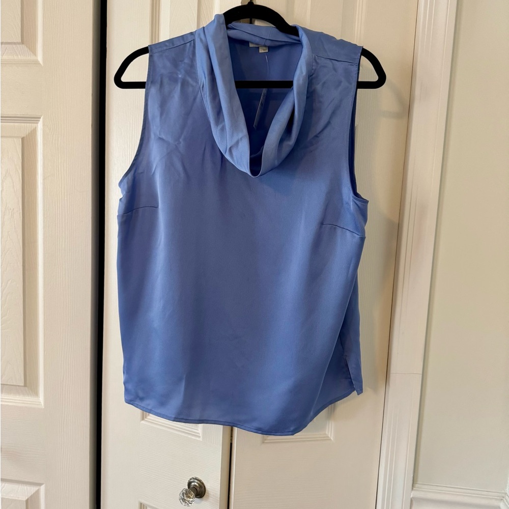 Blue Sleeveless Women's Top